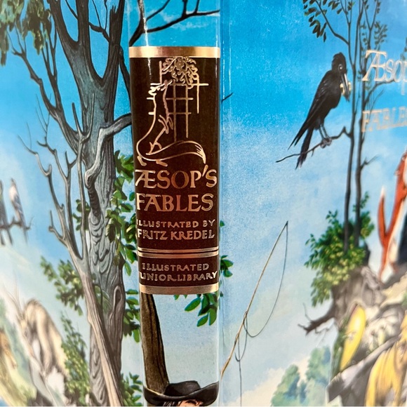 Aesop's Fables Illustrated Junior Library Fritz Kredel Vintage Copyright 1947 - Picture 4 of 8